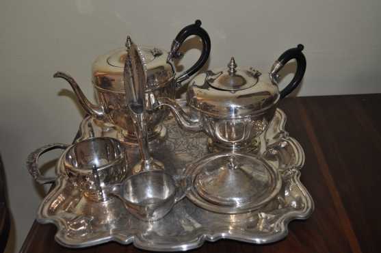 Silver tea set