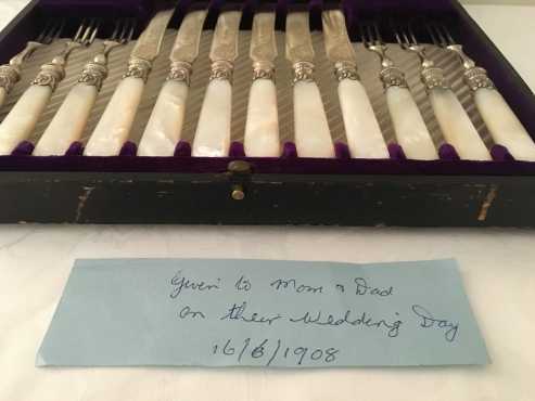 Silverplated Fruit Knives amp Forks