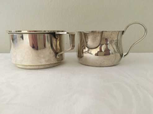 Silverplated items from Hotel Bayerhof in Munchen