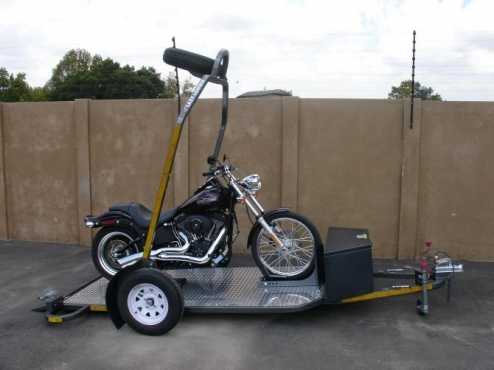 single and double Harley bike trailers