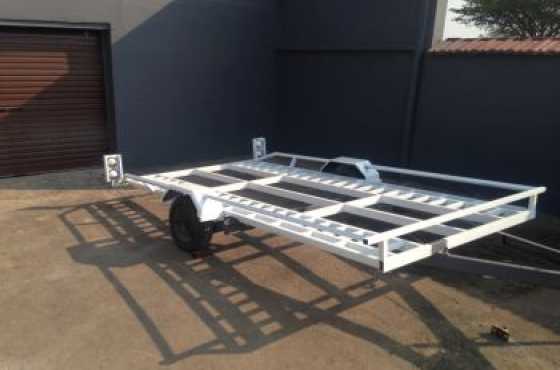 Single axle car trailer