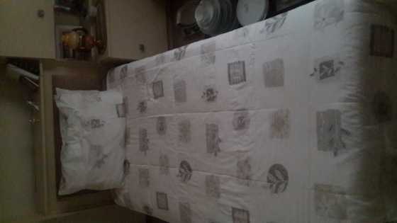 single bed and Headboard For Sale