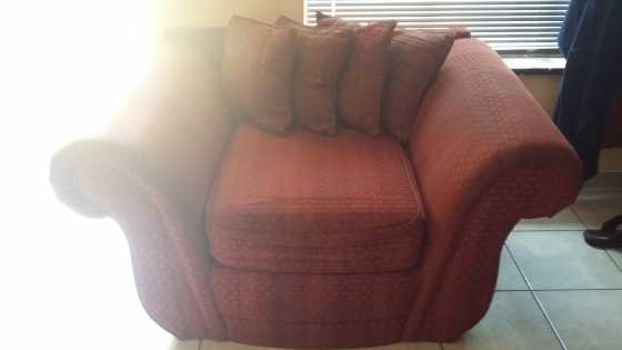 Single Seater Huge Red Couch