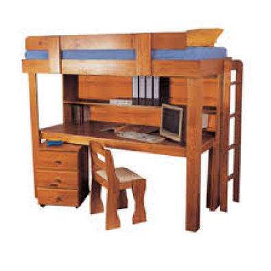 Single study combo bed