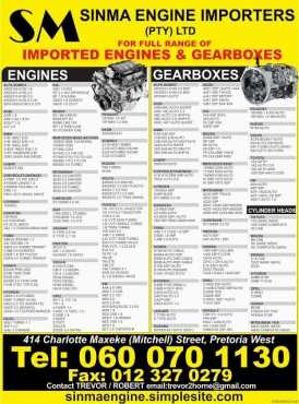 SINMA ENGINE IMPORTERS