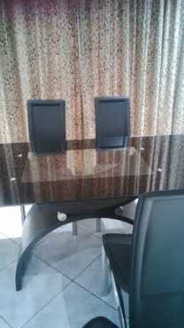 Six Seater Dining Room Table and Chairs