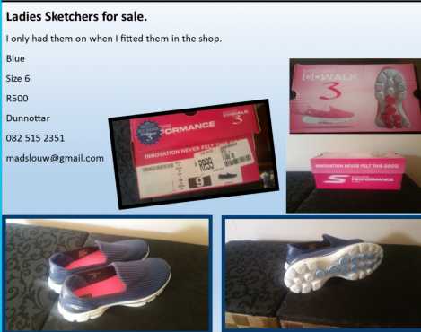 Sketchers - Shoes - Ladies - Blue - Size 6