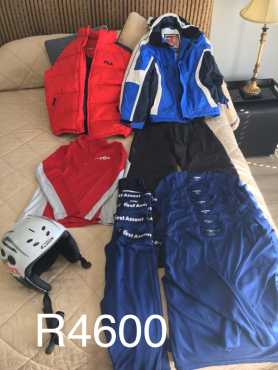 Ski clothes for a boy 8-12 years
