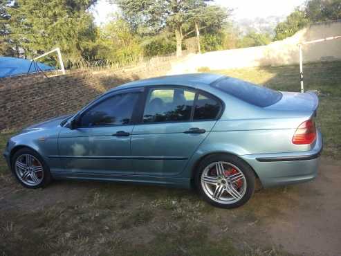 Sky blue 2002 E46 BMW