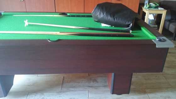 Slate top pool table