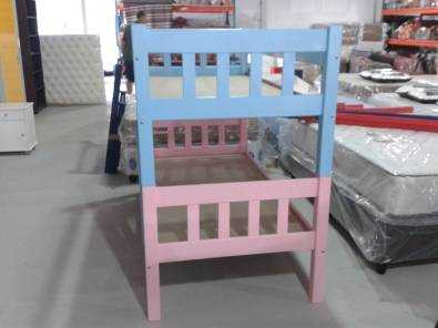 Slatted bunk bed in muti colours