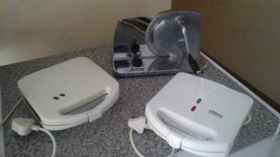 Slicer, snackwitch maker, Waffle maker for sale