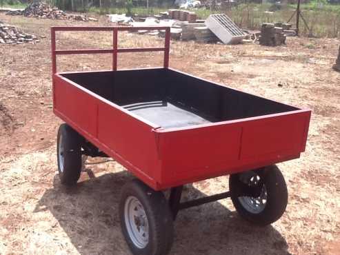 Small holding 4 wheel trailer