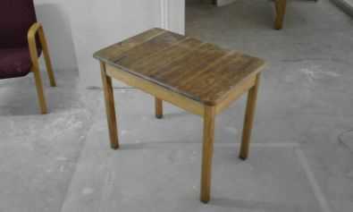 Small Kiaat desktable for sale