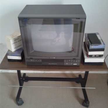 Small telefunken tv with small stand