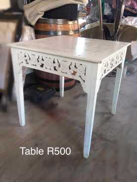 Small White Table