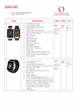 Smartwatches - Wholesale For Bulk Orders