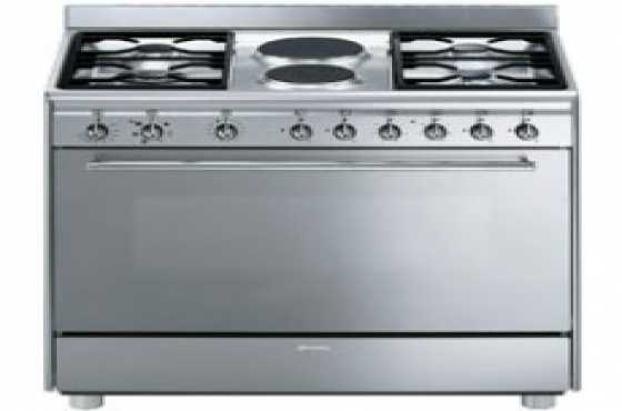 Smeg 4 gas 2 electric stove