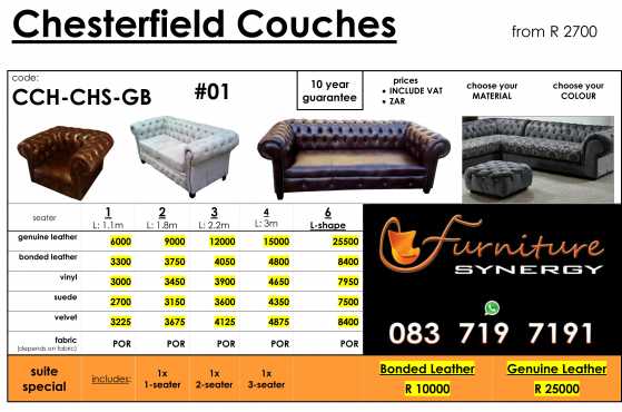 (S)NEWChesterfieldCouches