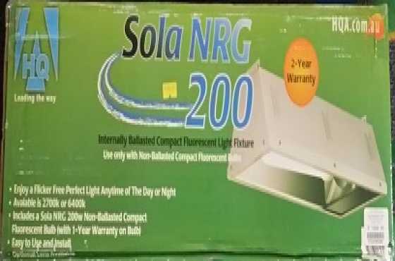 Sola NRG 200 Low Bay Glass CW - Closing Down Sale - Selling at cost