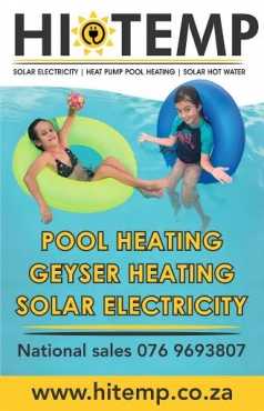 Solar Electricity, Heat Pump Pool Heating amp Solar Hot Water