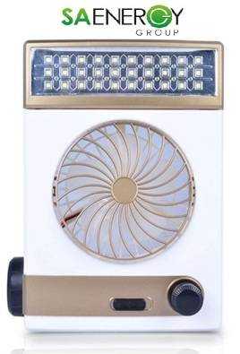 SOLAR LIGHT FAN