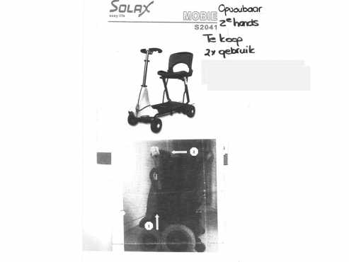 Solax mobie foldable scooter