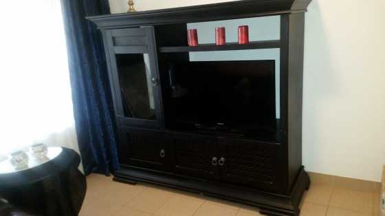 Sold dark wood Tv Cabinet