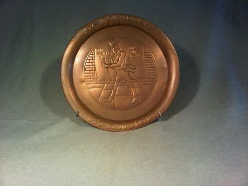 SOLID COPPER JOHNNIE WALKER TRAY