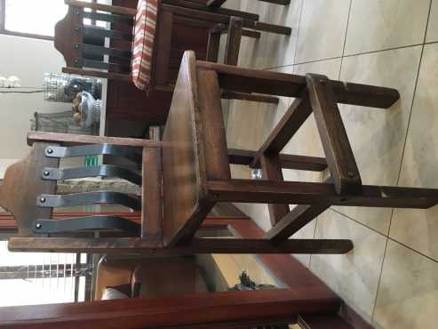 Solid Meranti Bar Chairs