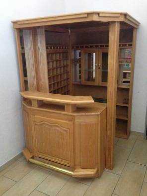 Solid Oak Bar for sale