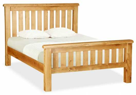 Solid Oak Queen size bed