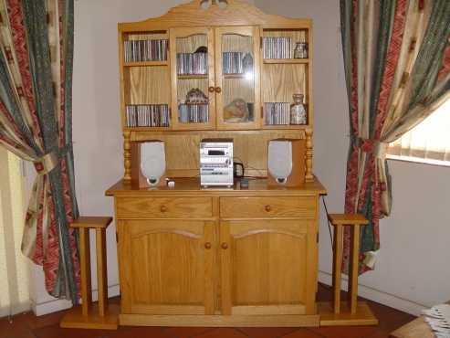 SOLID OAK SIDEBOARD WITH TOP