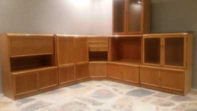 Solid Oak Wall Unit