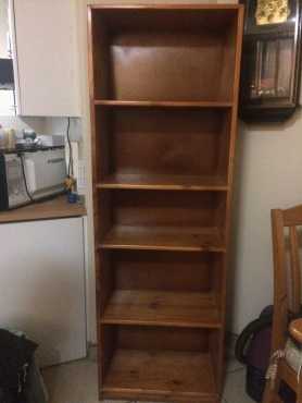 Solid Pine Bookcase