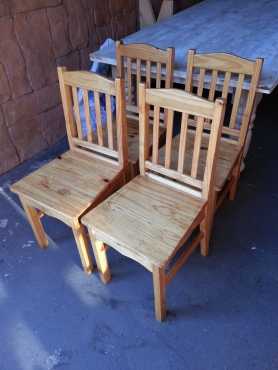 Solid Pine Kitchen Chairs (each)