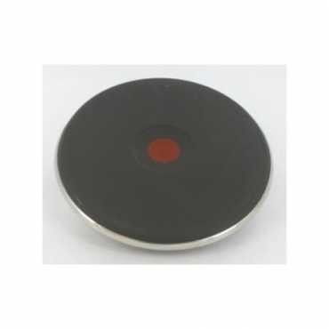 Solid plate with red dot