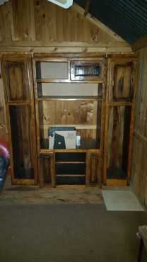 Solid Sleeper TV Wall Unit