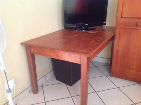 Solid wood table