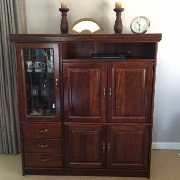 Solid wood TV Unit, coffee table and side tables