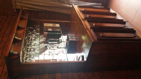 Solid wooden bar for sale