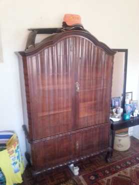 Solid Wooden cupboard with ball and claw