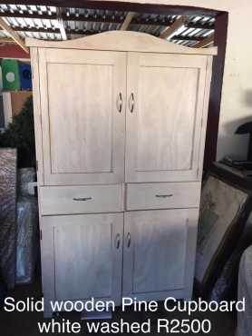 Solid Wooden Pine Cupboard