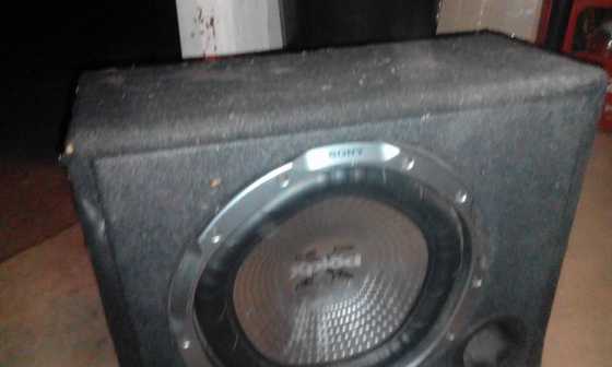 Sony explode sub, amp, box for sale