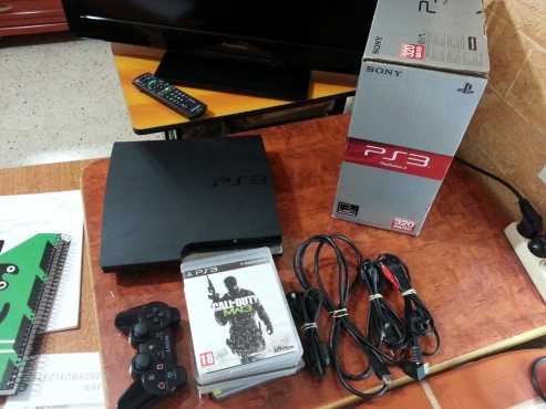 Sony playstation 3 320gb slim console as brand new includes all cables and 1 wireless sony dual shoc