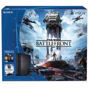 Sony PlayStation 4 - 500gig-(New) -Star Wars Battlefront Bundle (Includes2 x Game Voucher) games