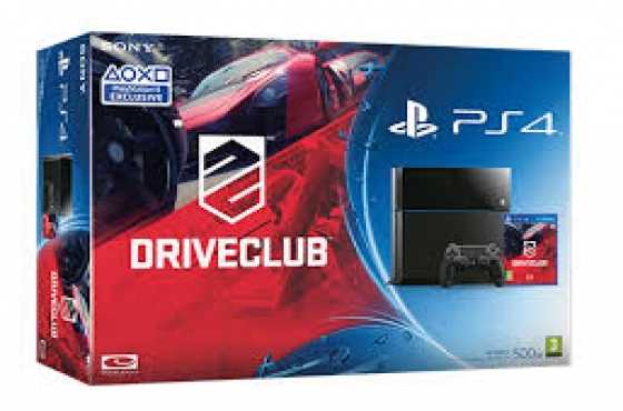 Sony PlayStation 4 Console 500GB (PS4)--NEW  1 games    DRIVECLUB-special Edition