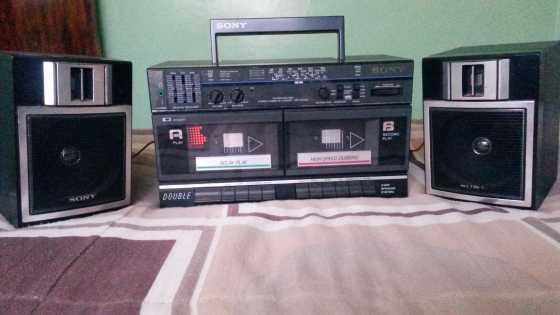 Sony radio cassette player