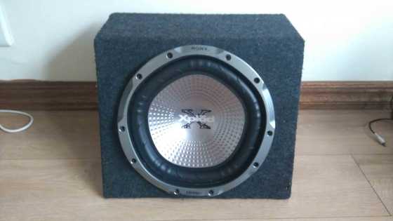 Sony Subwoofer 1300w and Sansui Amp 1500w