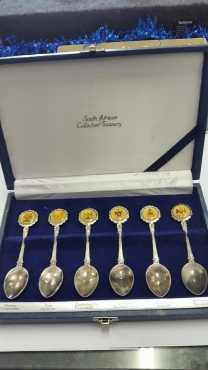 South African collectors treasury spoon set.